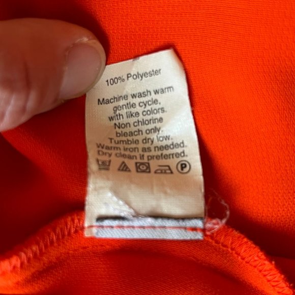 j. crew short sleeve crepe blouse tee - red - size 0 - Picture 5 of 5